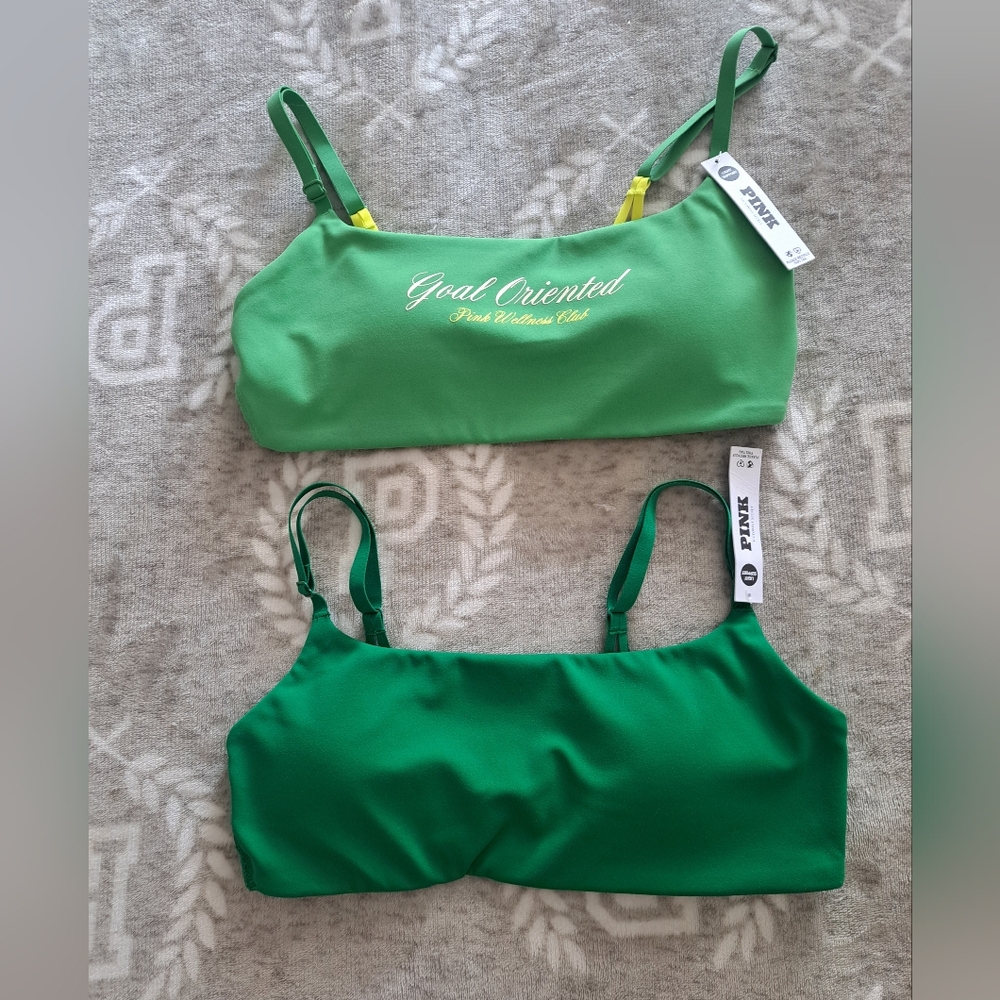 PINK Sports Bras bundle (S) NWT